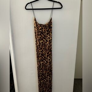 Cheetah print dress